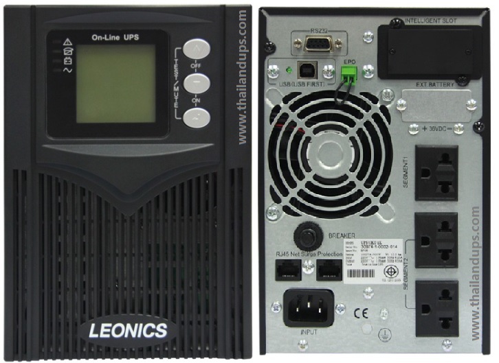 Leonics UKT-1K ( UKT-1000ST ) - 1000VA900Watts true online UPS Leonics UKT-1K True On-Line Double Conversion UPS - Ultimate-K series